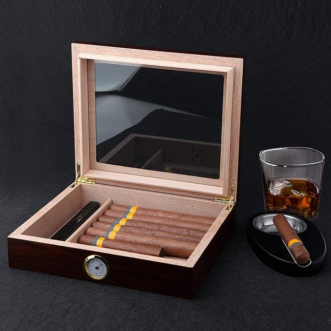 10. Bald Eagle käsintehty sikari humidor