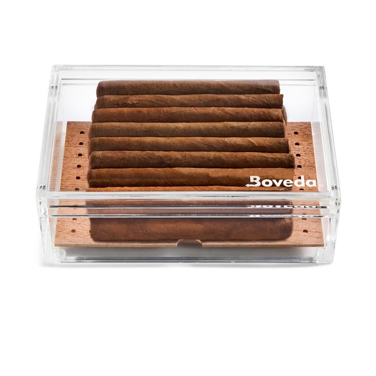 boveda small acrylic humidor