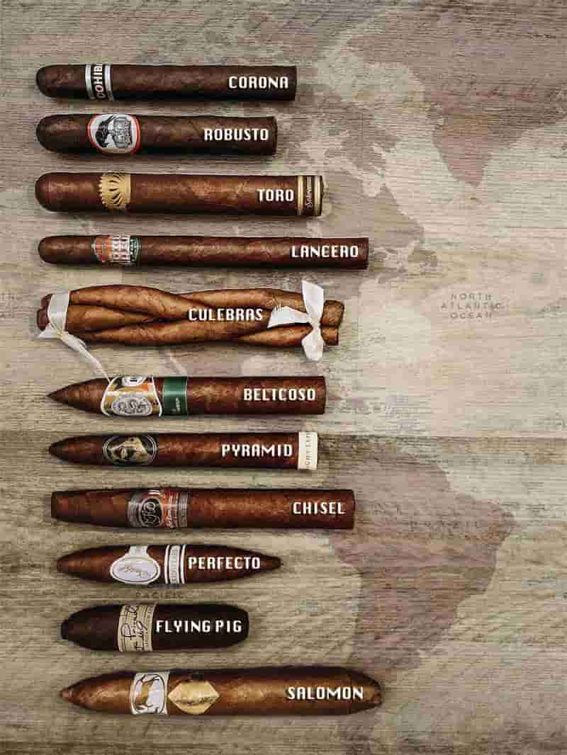 cigar sizes and shapes